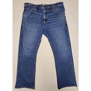 Signature by Levi Strauss Jeans Men's 40x30 Blue Cotton Denim Bootcut Stretch